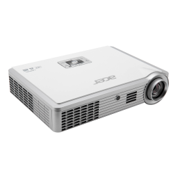 Acer K335 Projector Manuel utilisateur | Fixfr