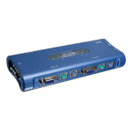 Trendnet TK-400K 4-Port PS/2 KVM Switch Kit Fiche technique