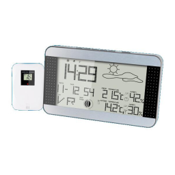 Alecto WS-1700 Weerstation, zwart/zilver Manuel utilisateur | Fixfr