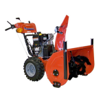 Simplicity LARGE FRAME SNOWTHROWER Manuel utilisateur