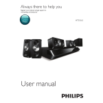 Philips HTS5563/12 Home Cin&eacute;ma 5 enceintes Manuel utilisateur