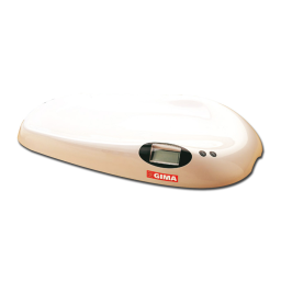 Gima 27283 SECA 384 DIGITAL BABY SCALE - 20 kg - class III Manuel du propriétaire | Fixfr