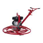 Toro PT-36PP Power Trowel Concrete Equipment Manuel utilisateur