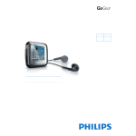 Philips SA2MXX04WA/02 GoGEAR Baladeur MP3 Manuel utilisateur