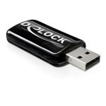 DeLOCK 88540 USB 2.0 Dual Band WLAN Stick 300 Mb/s Fiche technique