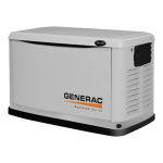 Generac 10 kVA G0071450 Standby Generator Manuel utilisateur