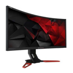 Acer Z35 Monitor Guide de démarrage rapide | Fixfr