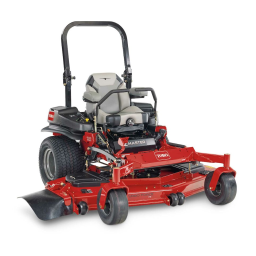 Toro Z560 Z Master, With 60in TURBO FORCE Side Discharge Mower Riding Product Manuel utilisateur | Fixfr