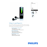 Philips SA1110/02 Baladeur audio &agrave; m&eacute;moire flash Manuel utilisateur