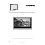 Panasonic TYS42PX20U Operating instrustions