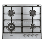 Whirlpool AKR 3710/IX Hob Manuel utilisateur