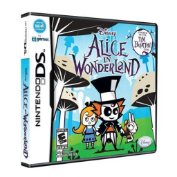 Disney Interactive Studios Alice in Wonderland for Nintendo DS Manuel utilisateur | Fixfr