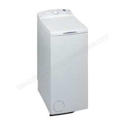 Whirlpool AWE 6111 Washing machine Manuel utilisateur | Fixfr