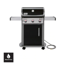 Weber Spirit E-310 3-Burner Propane Gas Grill in Black with Built-In Thermometer Guide d'installation | Fixfr