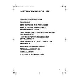 Réfrigérateur-congélateur : Assistance IA + Téléchargement PDF | Fixfr