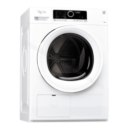 Whirlpool HSCX 80315 Dryer Manuel utilisateur | Fixfr