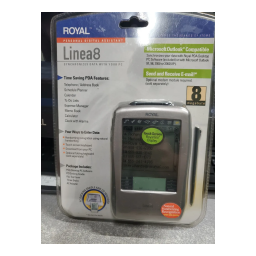 Linea 32 | Linea 8 | Manuel du propriétaire | Royal Linea 16 Organizers & Data Device Manuel utilisateur | Fixfr