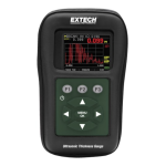 Extech Instruments TKG250 Digital Ultrasonic Thickness Gauge/Datalogger Manuel utilisateur