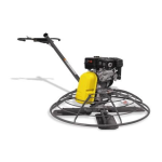 Wacker Neuson CT48-13A-V Gasoline Walk-behind Trowel Manuel utilisateur