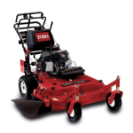 Toro Commercial Walk-Behind Mower, Fixed Deck T-Bar Gear Walk Behind Mower Manuel utilisateur