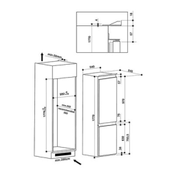 Whirlpool ART 6719 SFD2 Fridge/freezer combination Manuel utilisateur | Fixfr