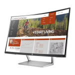 HP N270c 27-inch Curved Display Manuel utilisateur