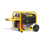 Wacker Neuson GP4000 Portable Generator Manuel utilisateur