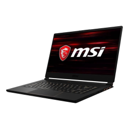 MSI GS65 Stealth (Intel® 9th Gen) (GeForce ) LAPTOP Manuel du propriétaire | Fixfr