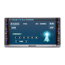 Panasonic CQVD6505N Operating instrustions | Fixfr