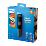 Philips MG5720/15 Multigroom series 5000 9-en-1 Visage et Cheveux Manuel utilisateur