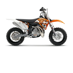 KTM 50 SX, 50 SX Mini: Manuel d'utilisation | AI Chat & PDF Access | Fixfr