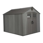 Lifetime 60211 8 Ft. x 10 Ft. Outdoor Storage Shed Manuel du propri&eacute;taire