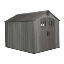 Lifetime 60211 8 Ft. x 10 Ft. Outdoor Storage Shed Manuel du propriétaire | Fixfr