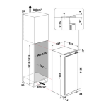 Indesit IBC 12BC21R Refrigerator Product information