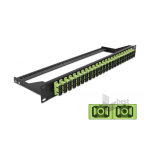 DeLOCK 43397 19&Prime; Fibre Patch Panel 24 port SC Duplex limegreen Fiche technique