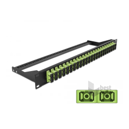 DeLOCK 43397 19″ Fibre Patch Panel 24 port SC Duplex limegreen Fiche technique | Fixfr