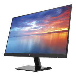 HP Value 27-inch Displays Manuel utilisateur | Fixfr