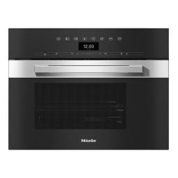 Miele DG 7440 Fours vapeur encastrable Manuel utilisateur | Fixfr