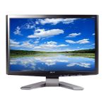 Acer P201W Monitor Manuel utilisateur