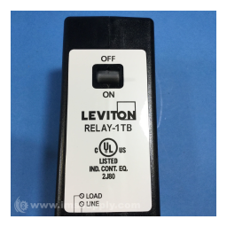 Leviton RELAY-2CB Relay Module Fiche technique | Fixfr