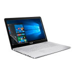 Asus VivoBook Pro N752VX Laptop Manuel utilisateur