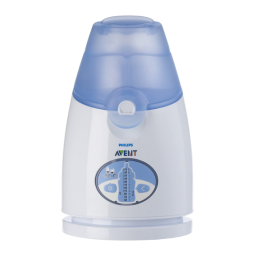 Avent SCF260/22 Avent Chauffe-biberon/Chauffe-repas électronique Manuel utilisateur | Fixfr