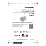 Panasonic HCV785EG Mode d'emploi