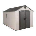 Lifetime 6402 8 ft. x 12.5 ft. Outdoor Storage Shed Manuel du propri&eacute;taire