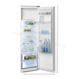 Whirlpool ARG 740/A+/1 Refrigerator Manuel utilisateur | Fixfr