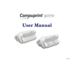 Compuprint 9070 Impact Printer Manuel utilisateur