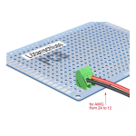 DeLOCK 66017 Terminal block for PCB soldering version 2 pin 5.00 mm pitch vertical 10 pieces Fiche technique