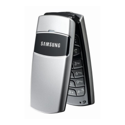 Samsung SGH-X200B Manuel utilisateur | Fixfr