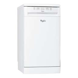 Whirlpool ADP 201 WH Dishwasher Manuel utilisateur | Fixfr