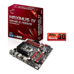 Asus MAXIMUS IV GENE-Z Aura Sync accessory Manuel utilisateur